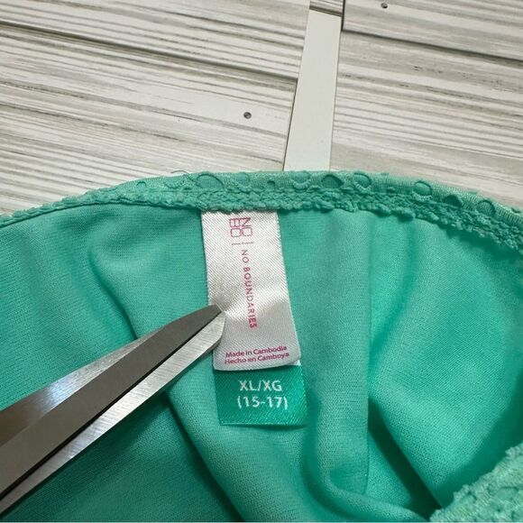 2 PIECE BUNDLE CROCHET LACE & ANIMAL PRINT SWIMSUIT BIKINI BOTTOM XL - Picture 6 of 8